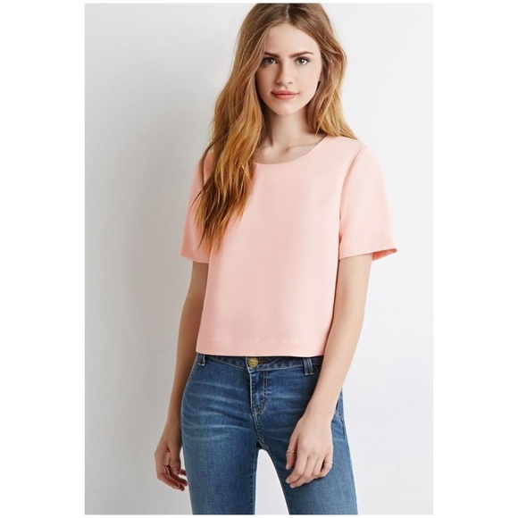 Forever 21 Tops - 'FINAL'  New F21 Pink Classic Crepe Blouse NWT E9